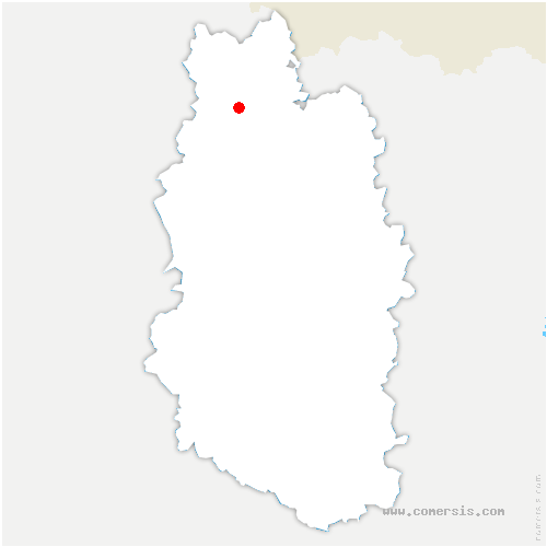 carte de localisation de Curel
