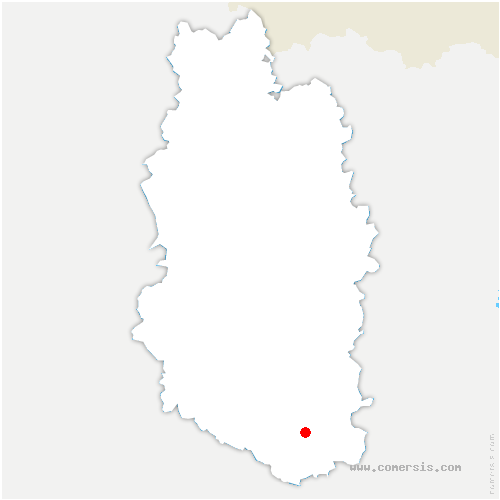 carte de localisation de Delouze-Rosières