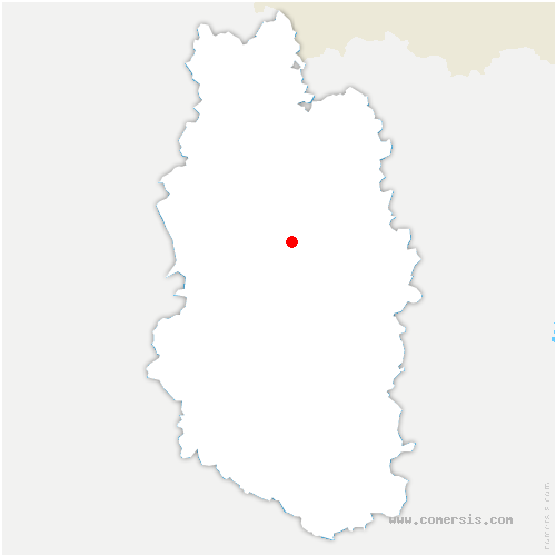 carte de localisation de Dieue-sur-Meuse