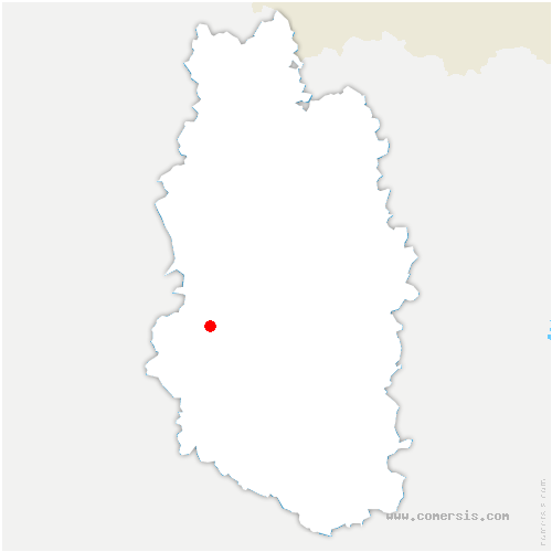 carte de localisation de Domèvre-en-Haye