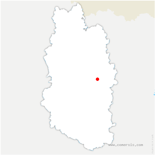 carte de localisation de Dompierre-aux-Bois