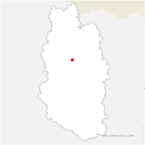 carte de localisation de Dugny-sur-Meuse