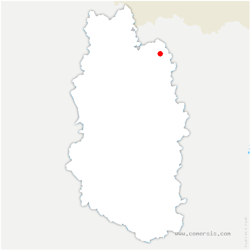 carte de localisation de Duzey