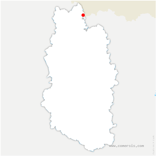 carte de localisation de Écouviez