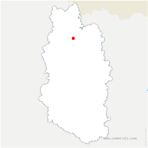 carte de localisation d'Étraye