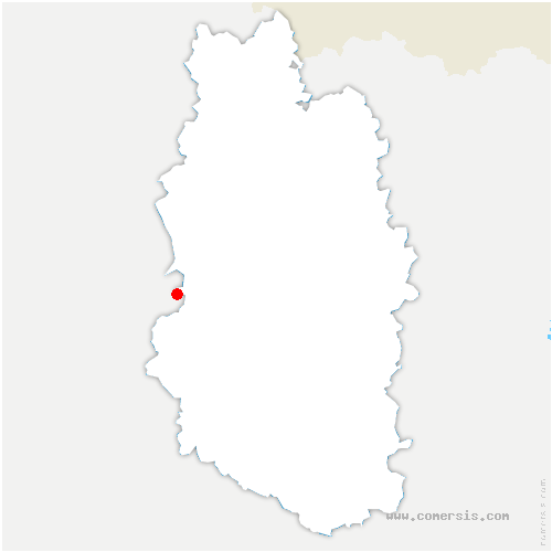 carte de localisation de Flirey