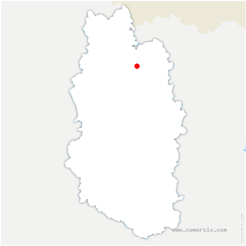 carte de localisation de Germisay