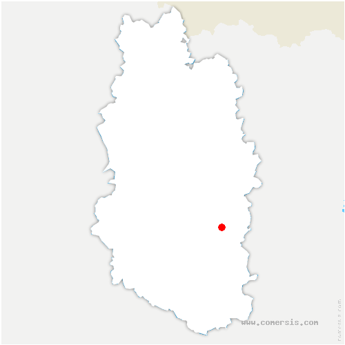 carte de localisation de Girauvoisin