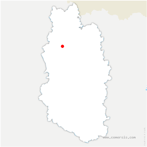 carte de localisation de Gudmont-Villiers