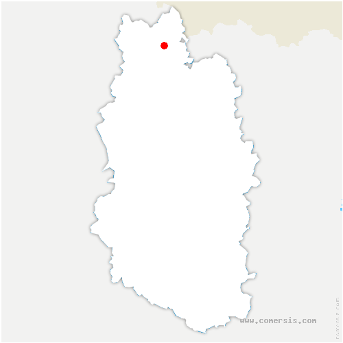 carte de localisation de Han-lès-Juvigny
