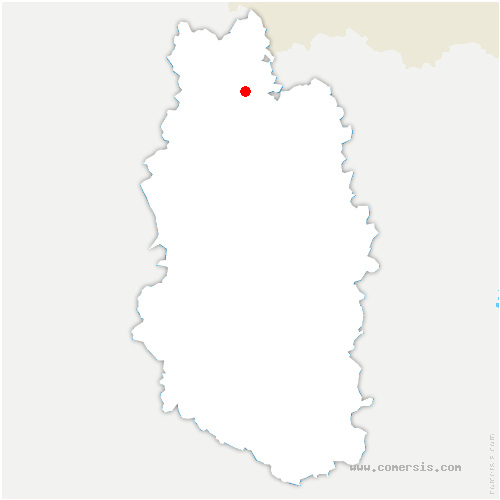 carte de localisation de Jametz