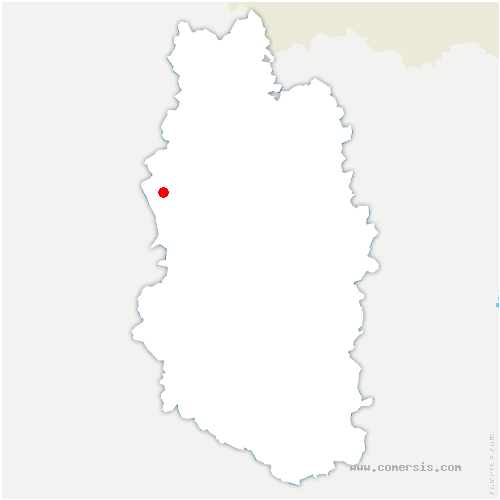 carte de localisation de Lachalade