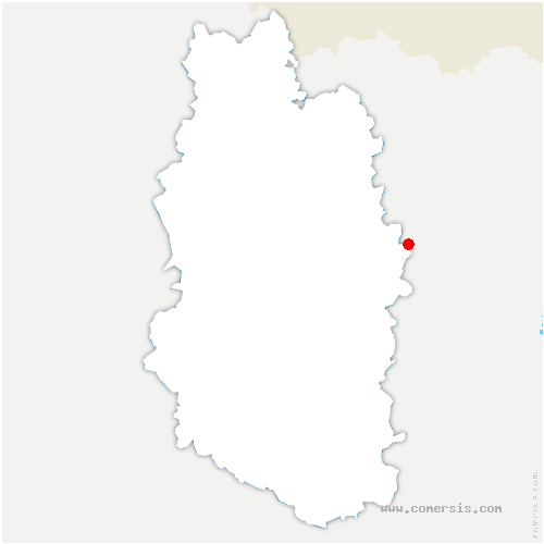 carte de localisation de Lachaussée