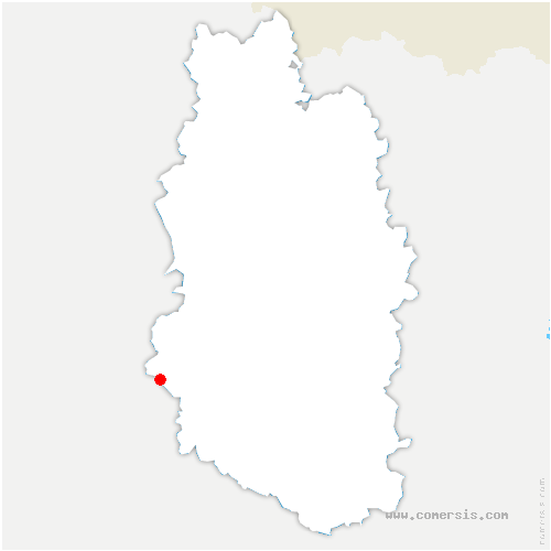 carte de localisation de Laneuveville-derrière-Foug