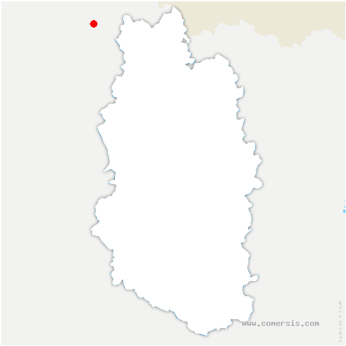 carte de localisation de Laneuville-au-Pont