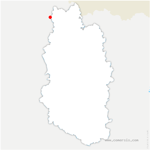 carte de localisation de Laneuville-sur-Meuse