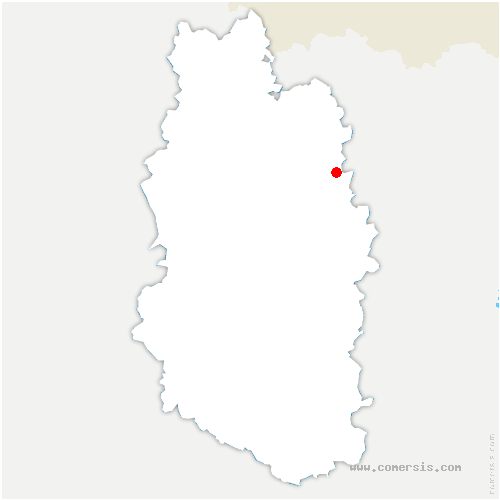 carte de localisation de Lanhères