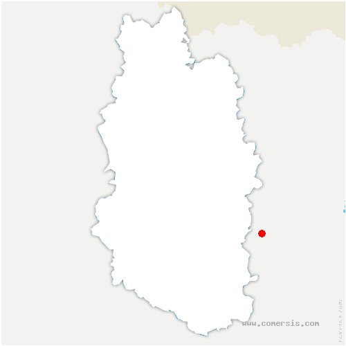 carte de localisation de Létanne