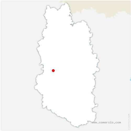 carte de localisation de Maidières