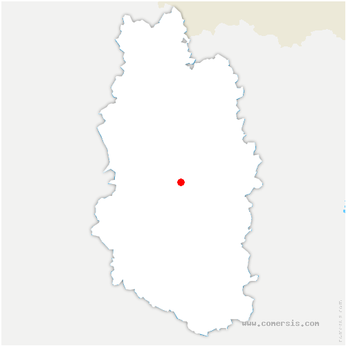 carte de localisation de Mailly-sur-Seille