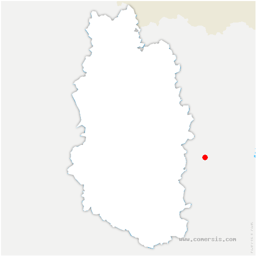 carte de localisation de Malandry