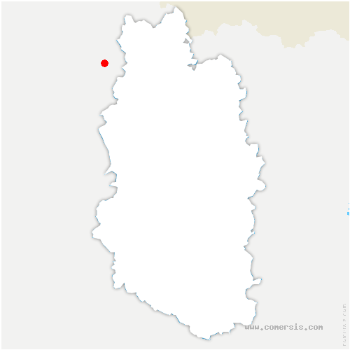 carte de localisation de Malavillers