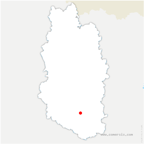 carte de localisation de Méligny-le-Petit