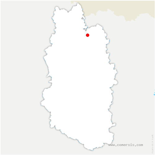 carte de localisation de Merles-sur-Loison