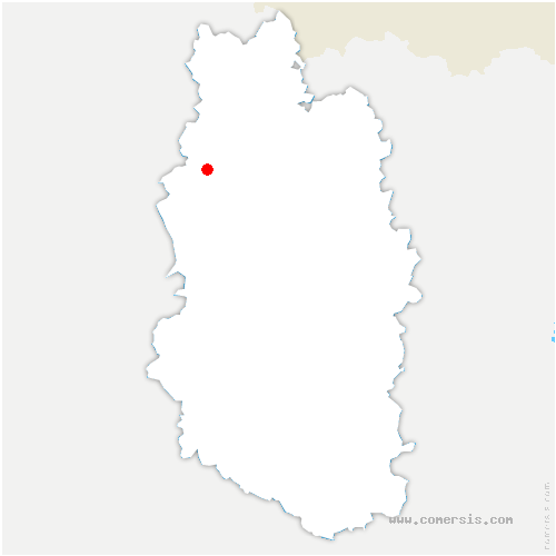 carte de localisation de Moineville