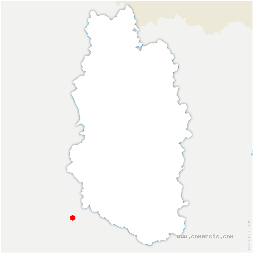 carte de localisation de Mont-l'Étroit