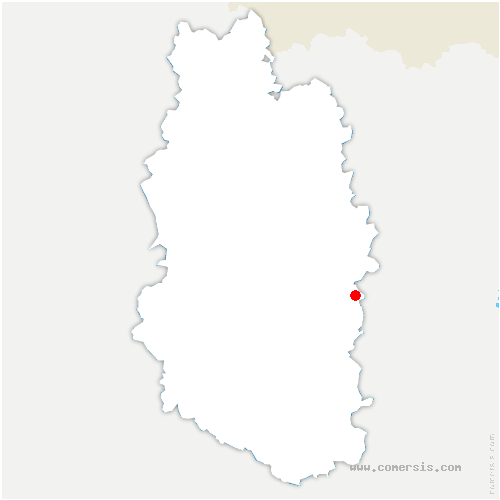 carte de localisation de Montsec