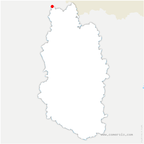 carte de localisation de Moulins-Saint-Hubert