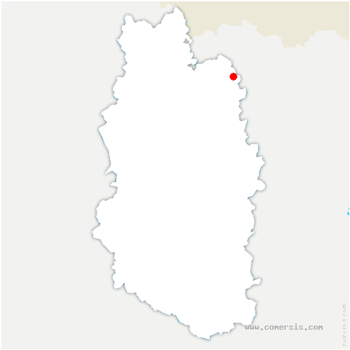 carte de localisation de Nouillonpont
