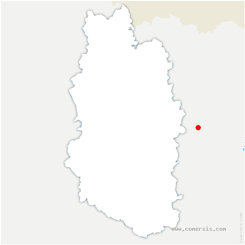 carte de localisation d'Osnes