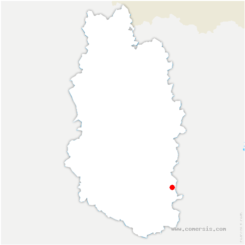 carte de localisation d'Ourches-sur-Meuse