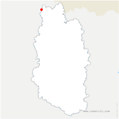 carte de localisation de Pouilly-sur-Meuse