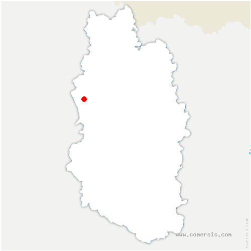 carte de localisation de Puxieux