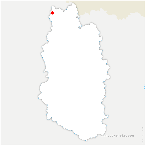 carte de localisation de Roches-sur-Marne