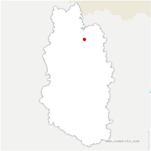 carte de localisation de Romagne-sous-les-Côtes