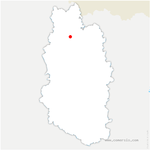 carte de localisation de Saint-Urbain-Maconcourt