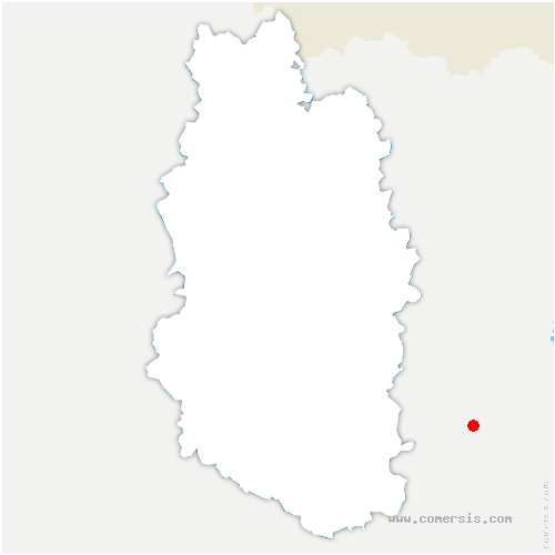 carte de localisation de Sainte-Marie-du-Lac-Nuisement