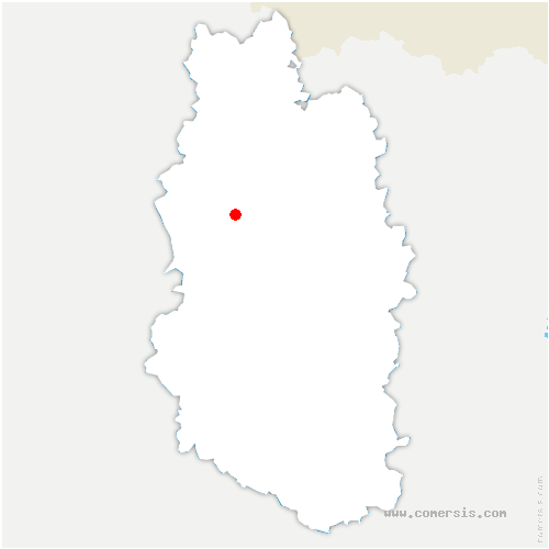 carte de localisation de Sivry-la-Perche