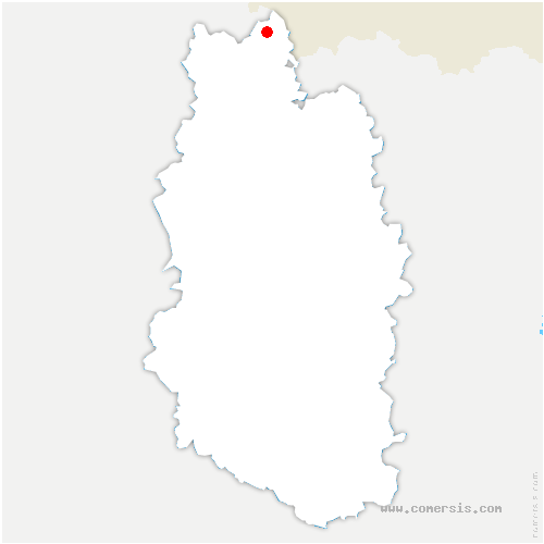 carte de localisation de Thonnelle