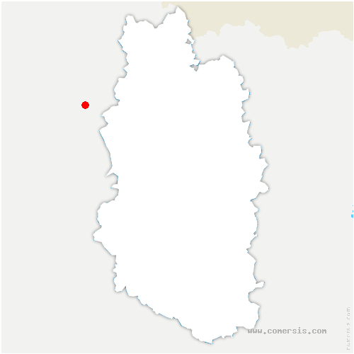 carte de localisation de Tranqueville-Graux