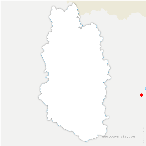 carte de localisation de Trois-Fontaines-l'Abbaye