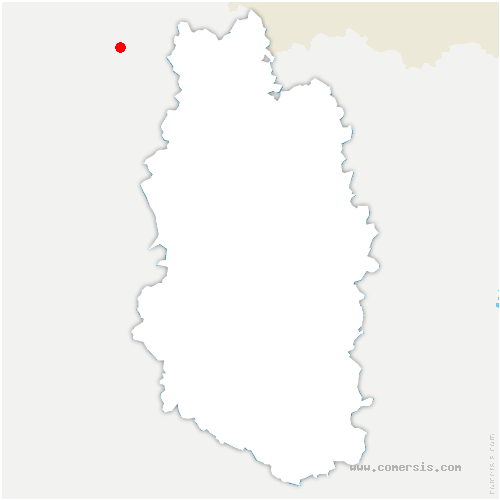 carte de localisation d'Ugny