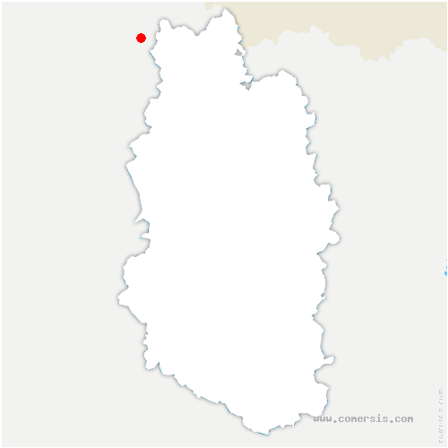carte de localisation de Valcourt