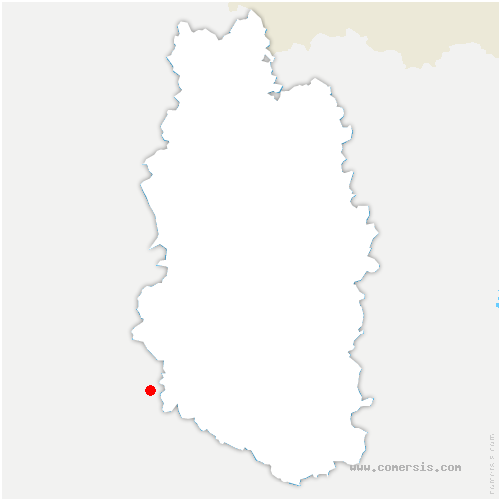 carte de localisation de Vannes-le-Châtel