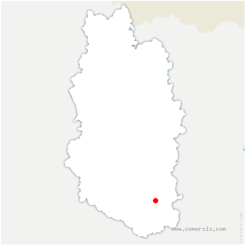 carte de localisation de Vaucouleurs