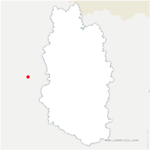 carte de localisation de Verny